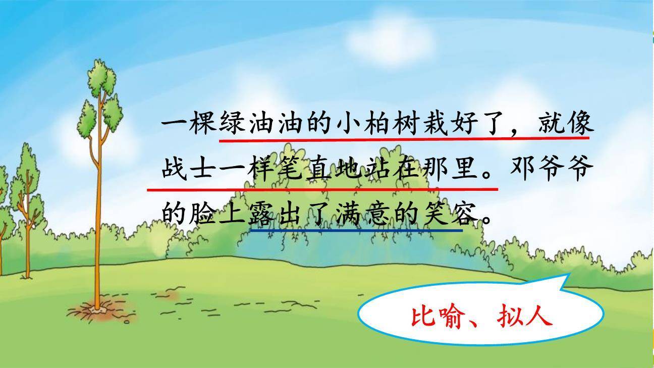 邓小平爷爷植树PPT课件14