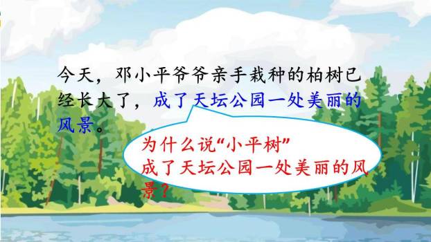 邓小平爷爷植树PPT课件15