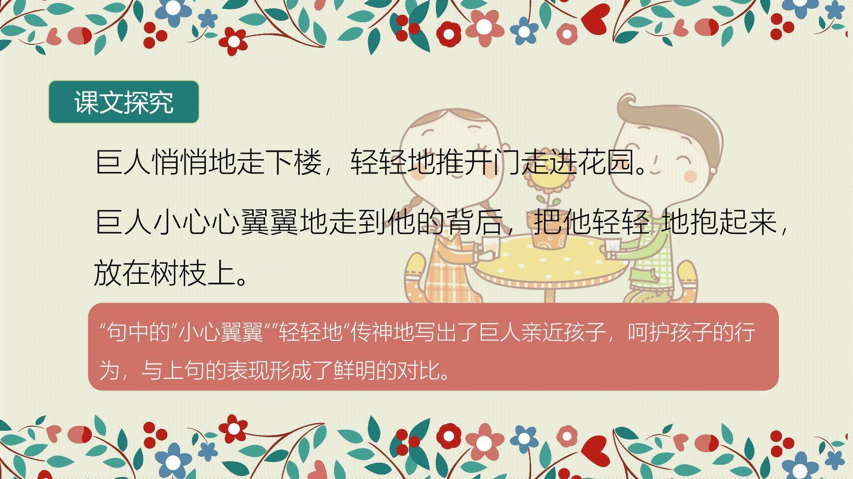 巨人的花园PPT课件17