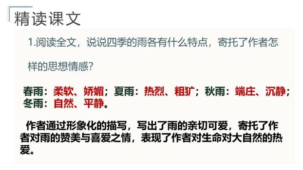 雨的四季PPT课件76