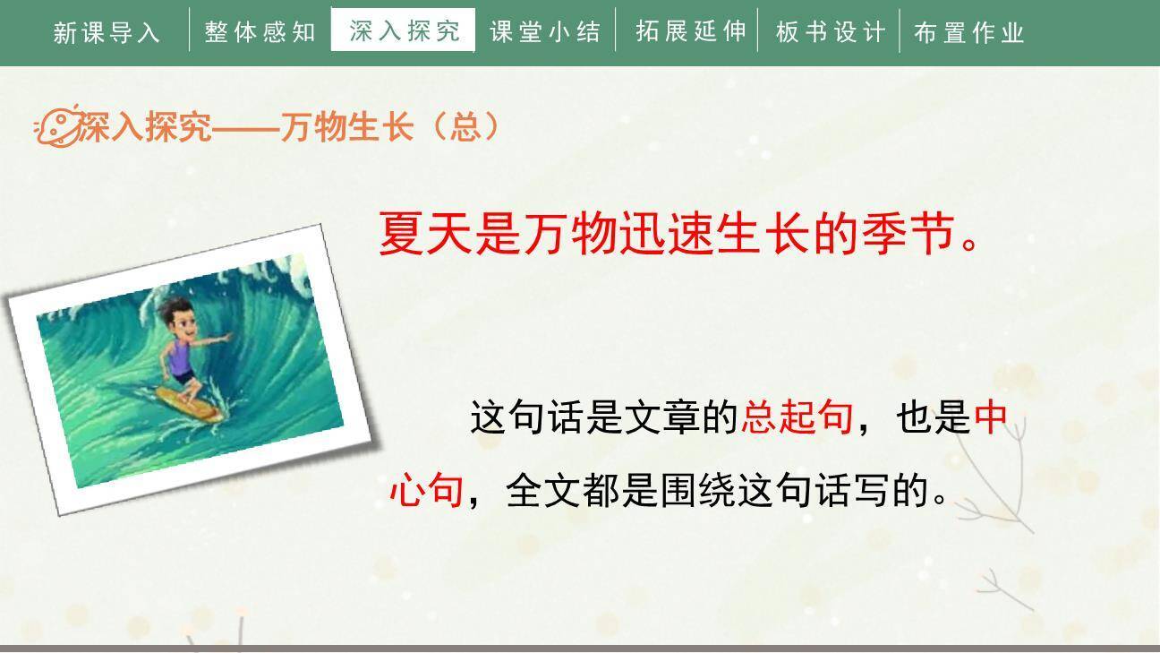 夏天里的成长PPT课件86