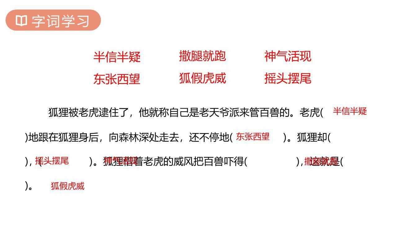 狐假虎威PPT课件45