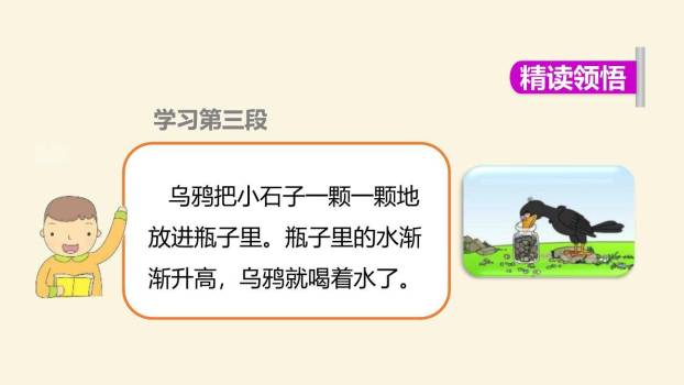 乌鸦喝水PPT课件48