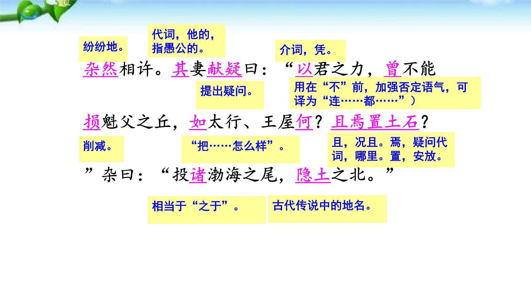 愚公移山PPT课件53