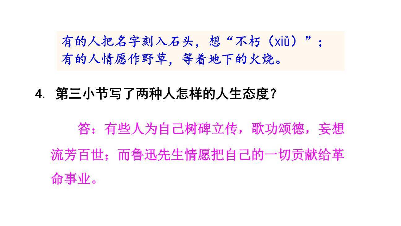 有的人—纪念鲁迅有感PPT课件85