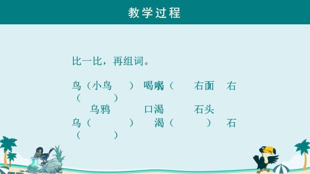 乌鸦喝水PPT课件84