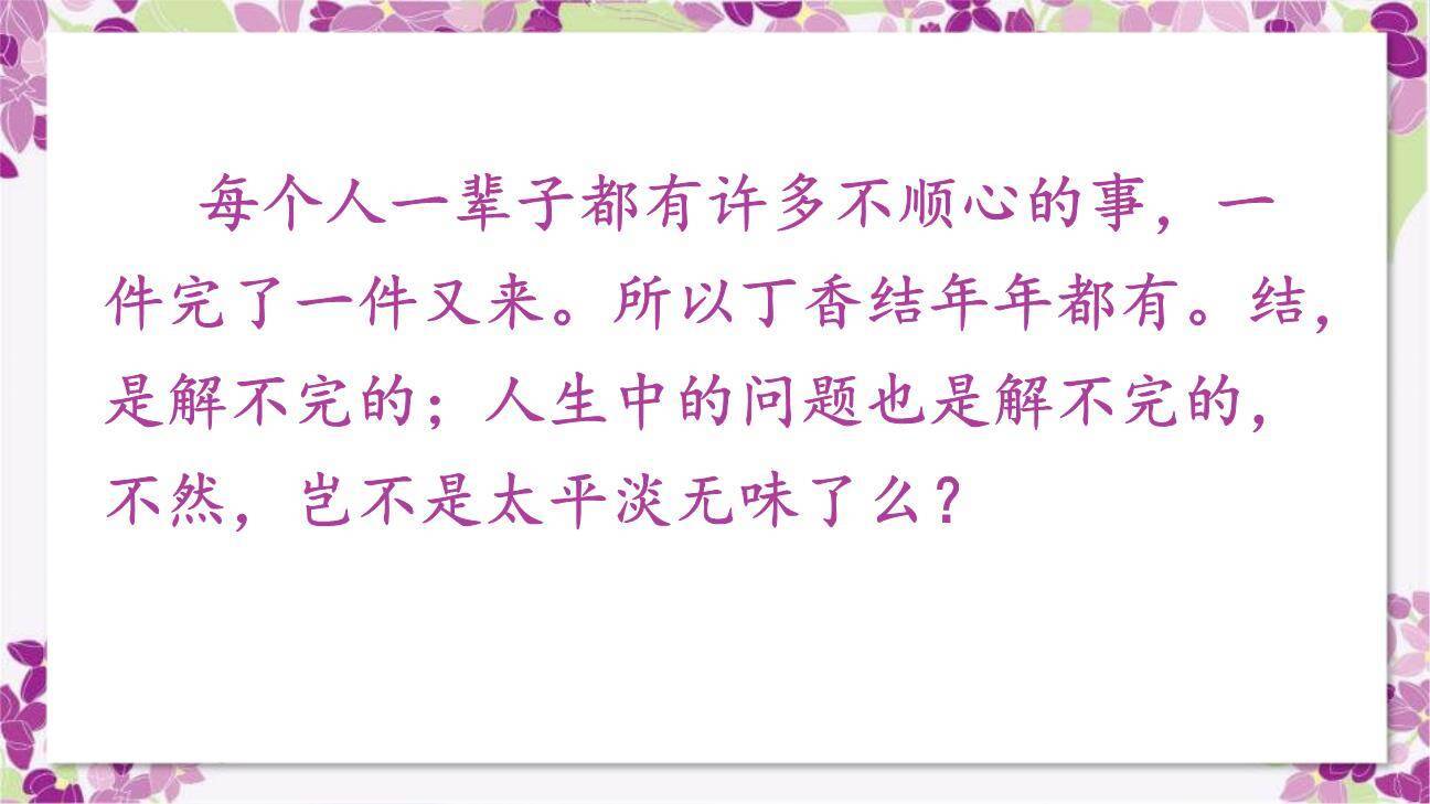 丁香结PPT课件86