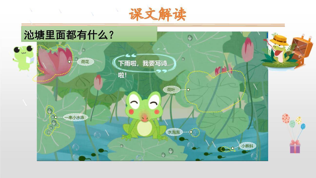 青蛙写诗PPT课件86