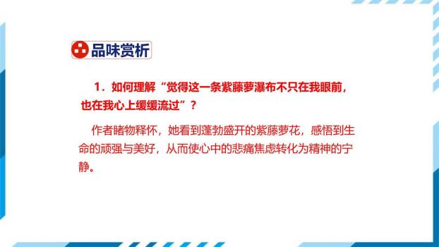 紫藤萝瀑布PPT课件59