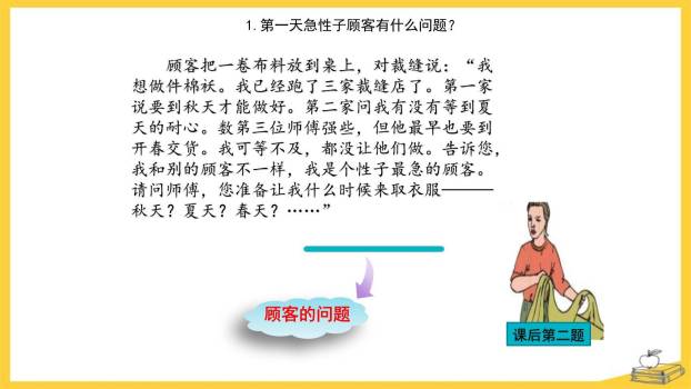 慢性子裁缝和急性子顾客PPT课件69
