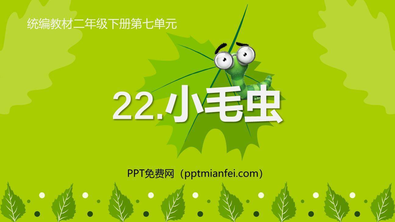 小毛虫PPT课件40