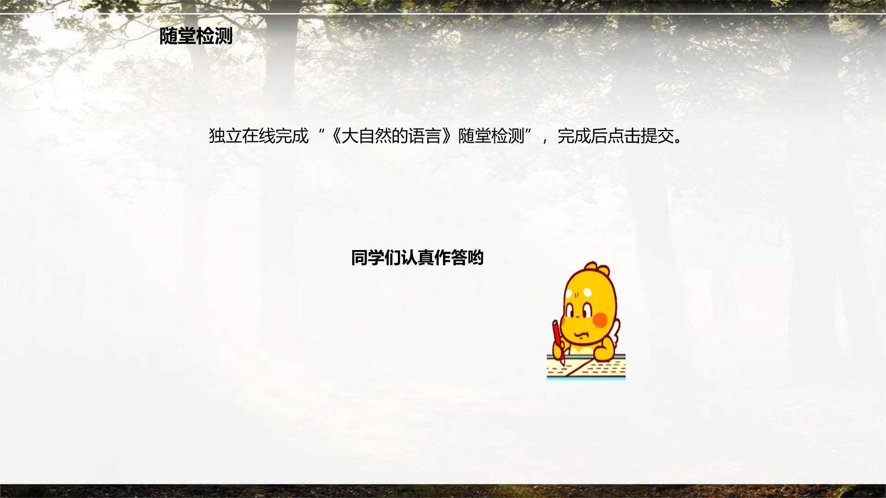 大自然的语言PPT课件29