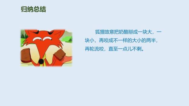 狐狸分奶酪PPT课件23