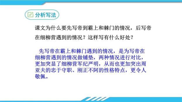 周亚夫军细柳PPT课件55