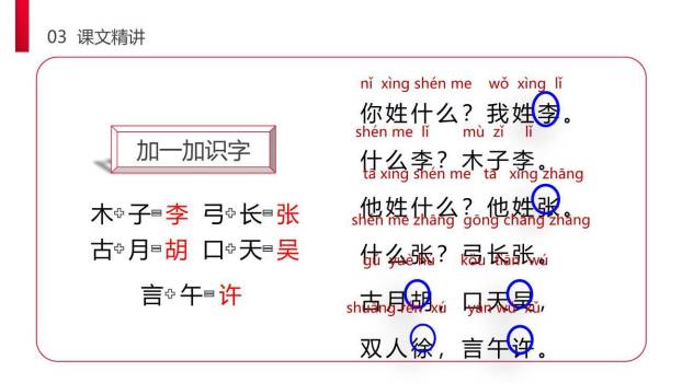 姓氏歌PPT课件78