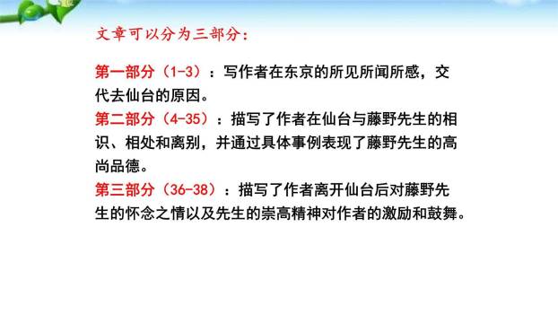 藤野先生PPT课件54