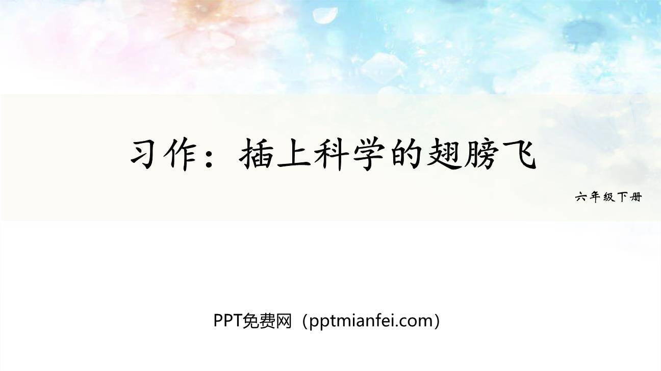 插上科学的翅膀飞PPT课件40