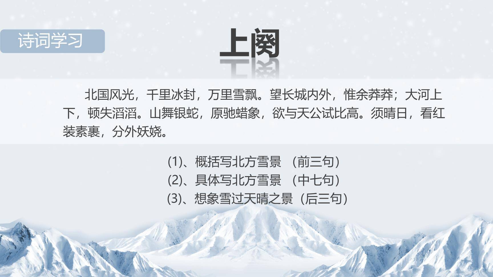 沁园春雪PPT课件35