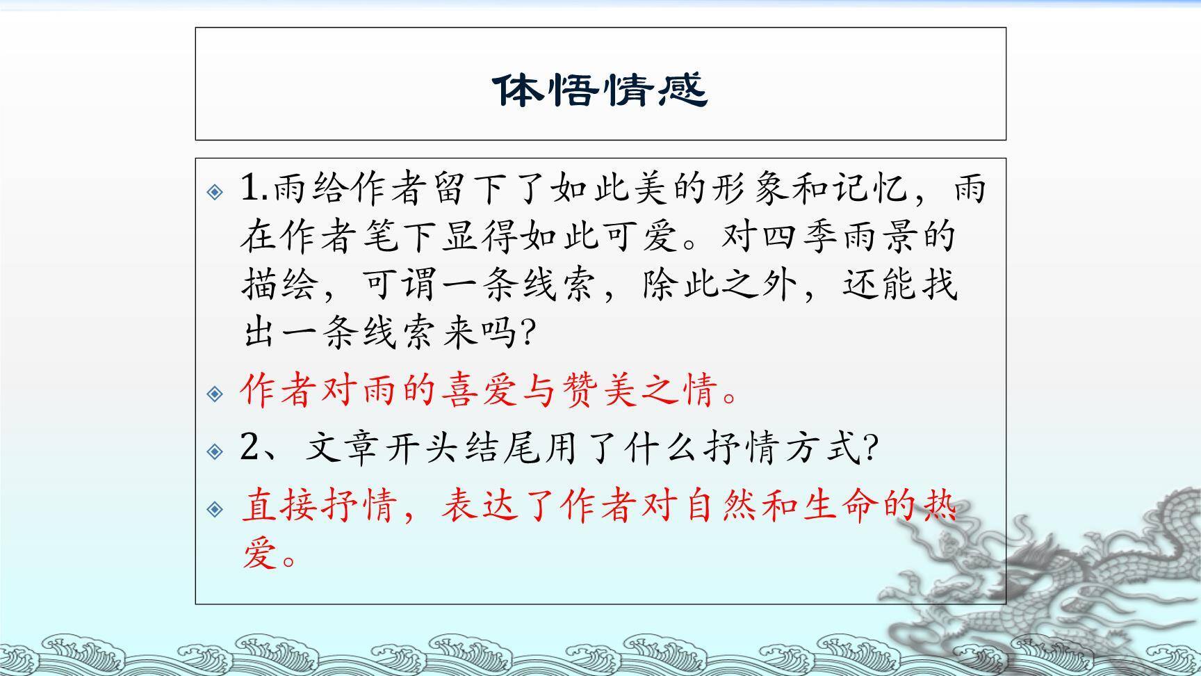 雨的四季PPT课件58