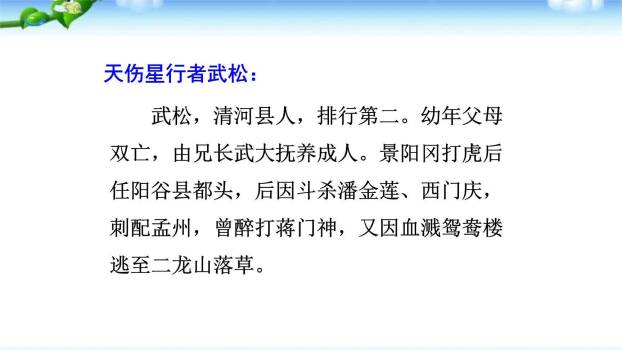 《水浒传》古典小说的阅读PPT课件26