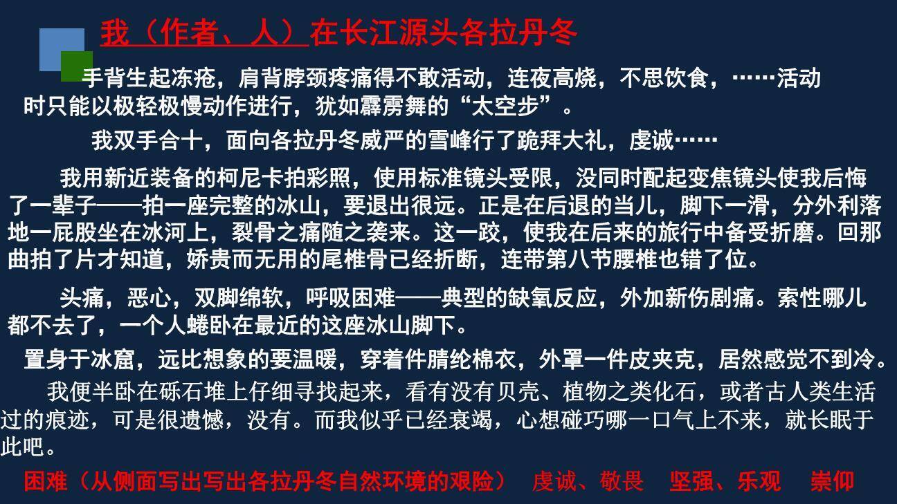 在长江源头各拉丹冬PPT课件21