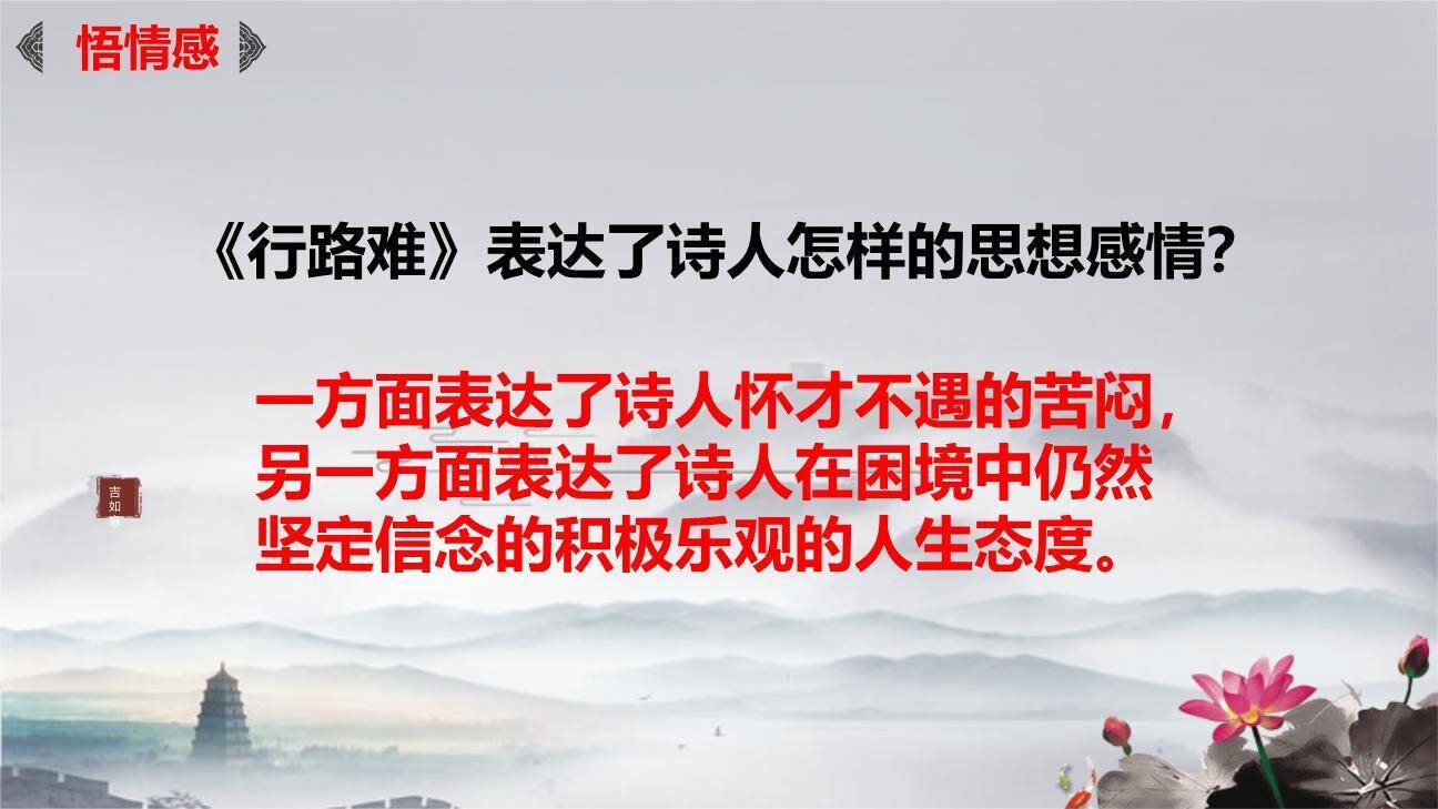 行路难PPT课件36
