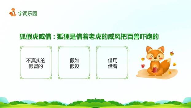 狐假虎威PPT课件16