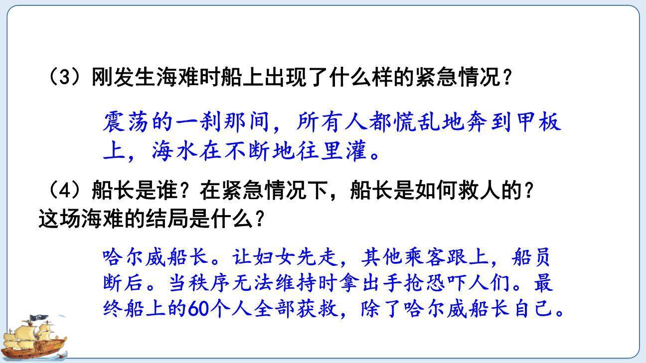 诺曼底号遇难记PPT课件57