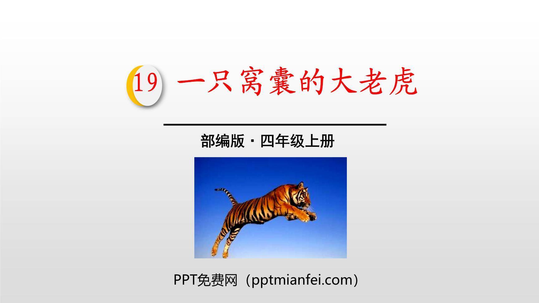 一只窝囊的大老虎PPT课件50