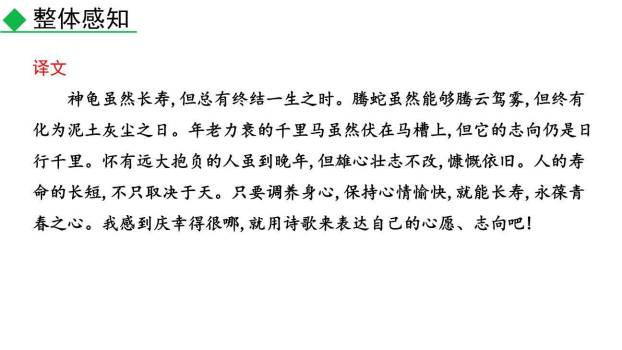 龟虽寿PPT课件13