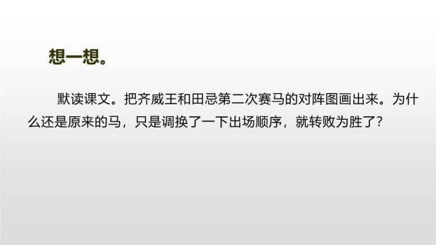 田忌赛马PPT课件19