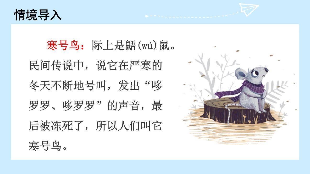 寒号鸟PPT课件38