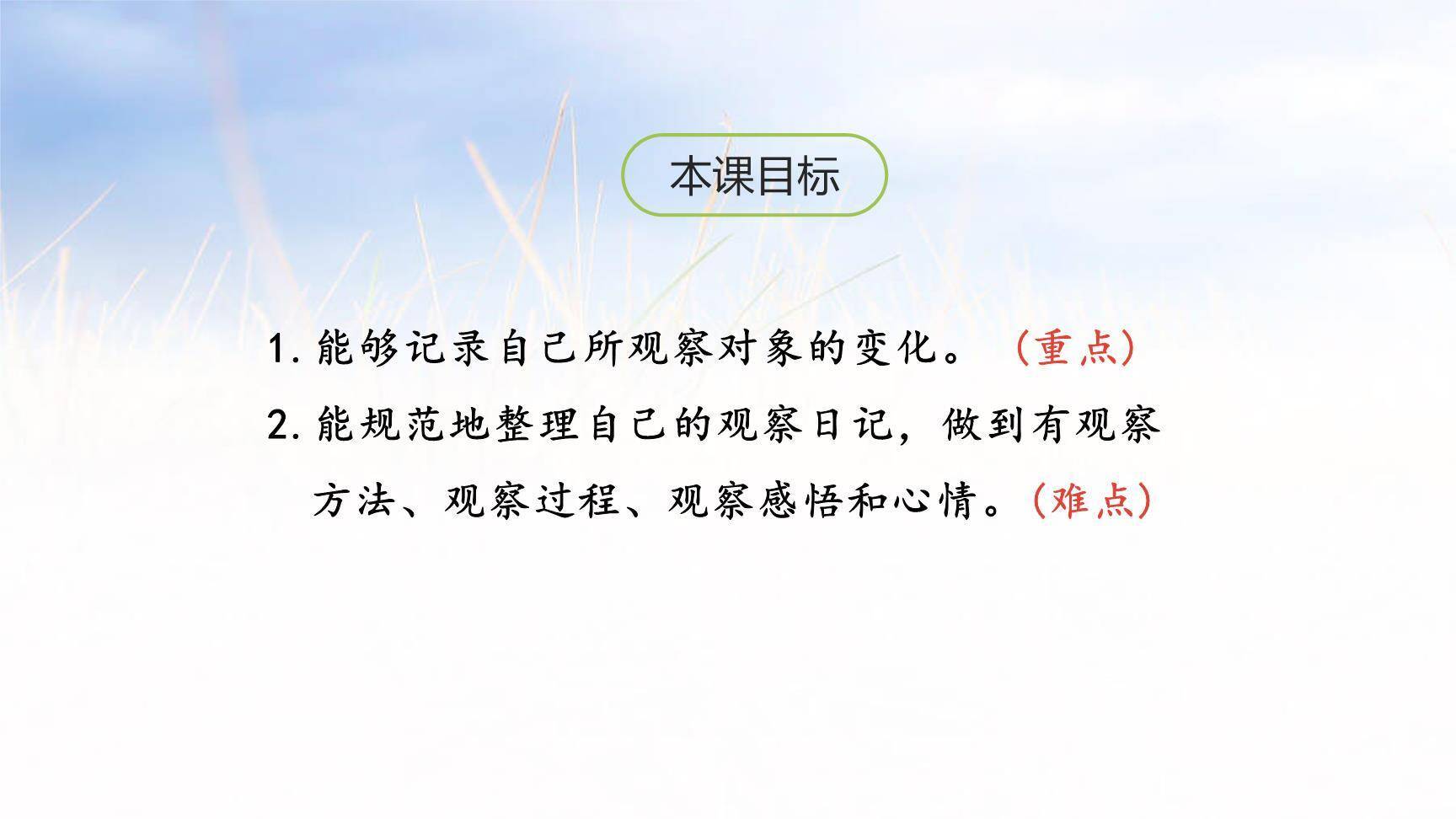 写观察日记PPT课件17