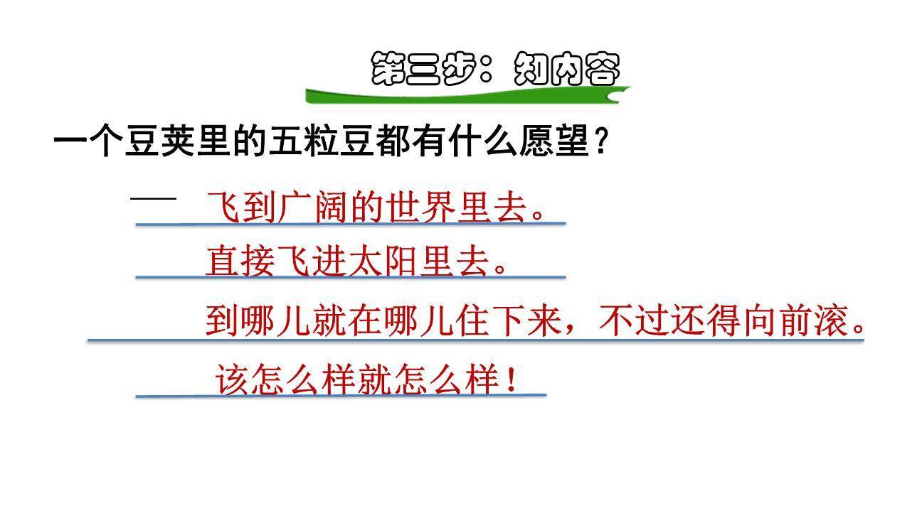一个豆荚里的五粒豆PPT课件52