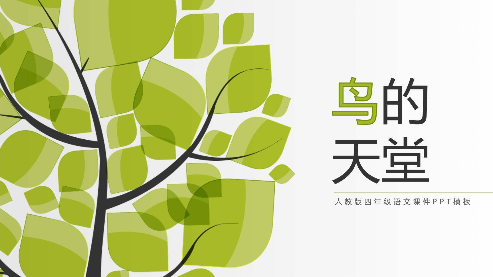 鸟的天堂PPT课件50