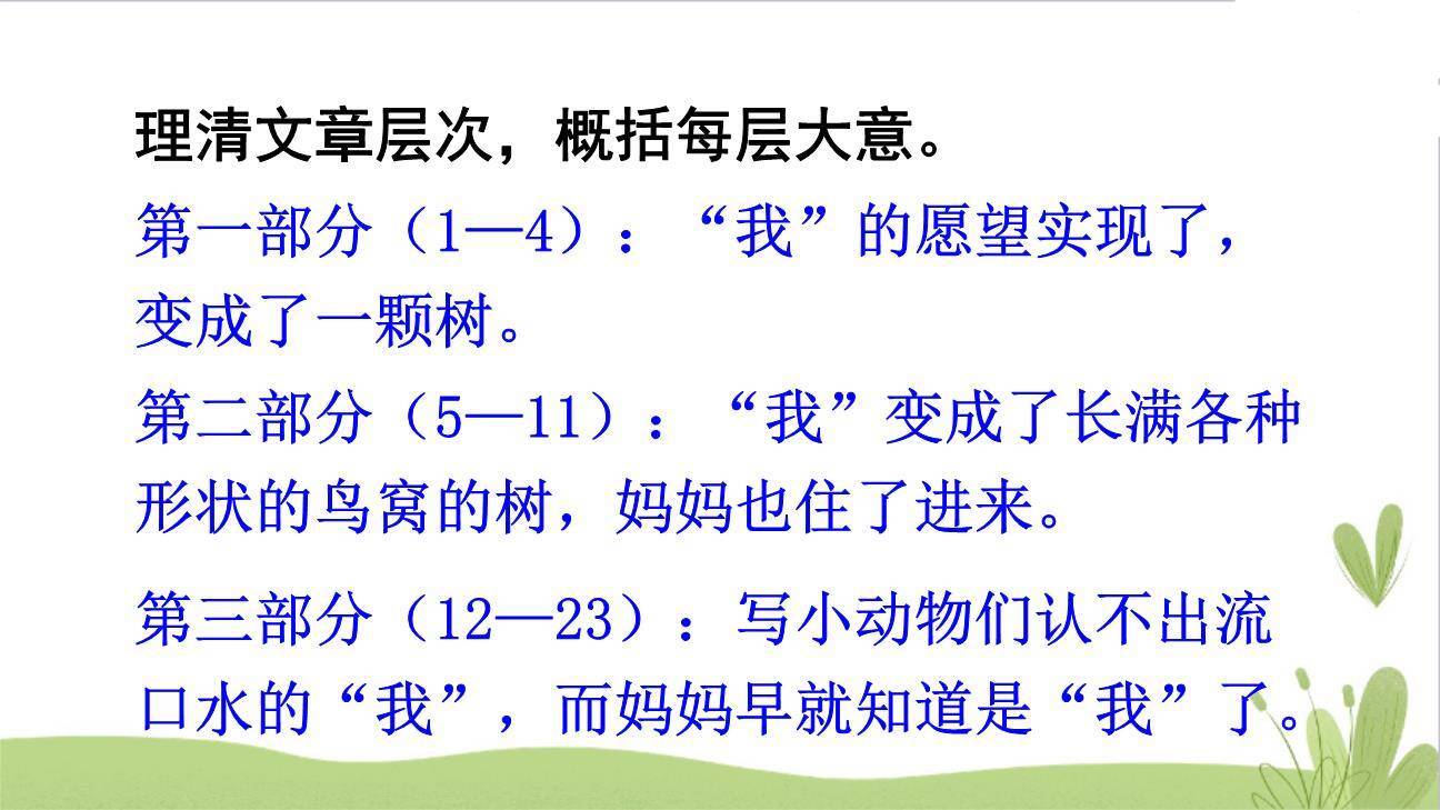 我变成了一棵树PPT课件82