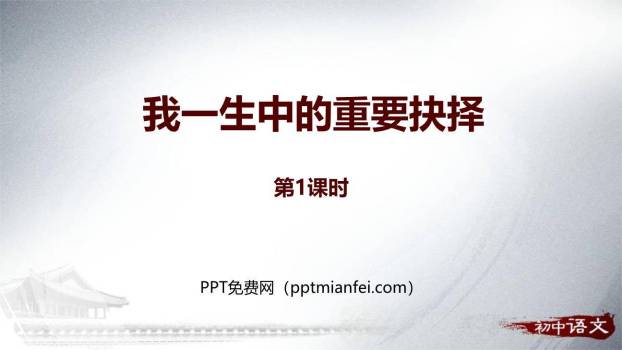 我一生中的重要抉择PPT课件10