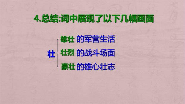 破阵子·为陈同甫赋壮词以寄之PPT课件16