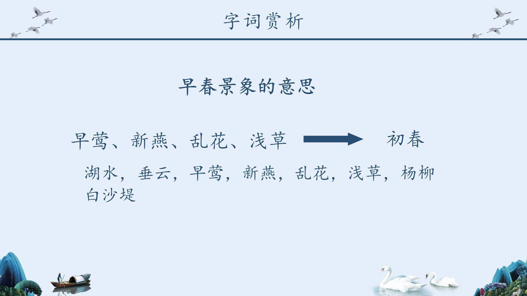 钱塘湖春行PPT课件14