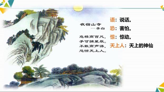 夜宿山寺PPT课件23