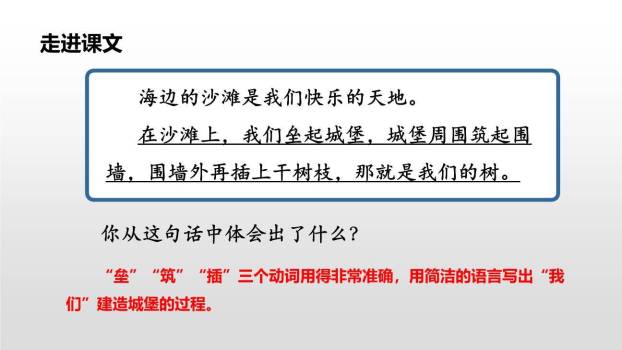 沙滩上的童话PPT课件17