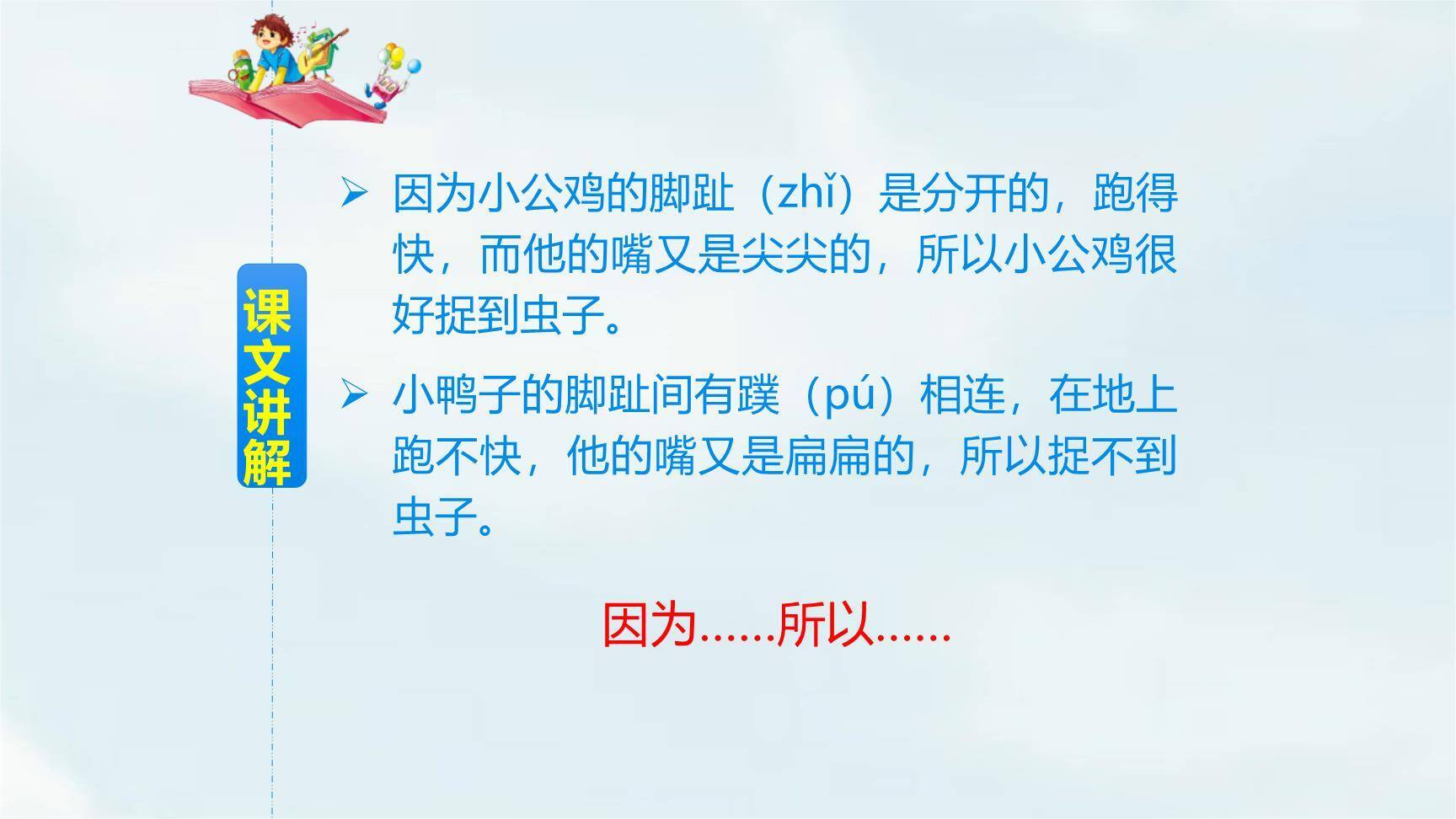 小公鸡和小鸭子PPT课件12