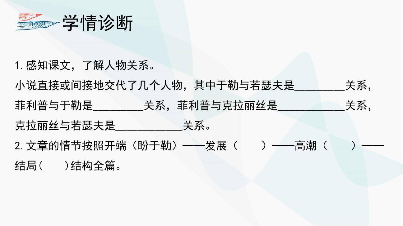 我的叔叔于勒PPT课件55