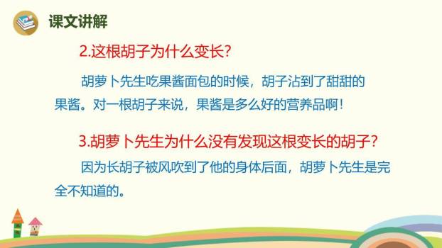 胡萝卜先生的长胡子PPT课件72