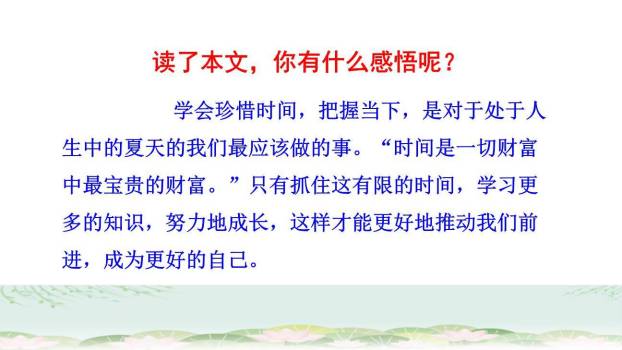 夏天里的成长PPT课件63