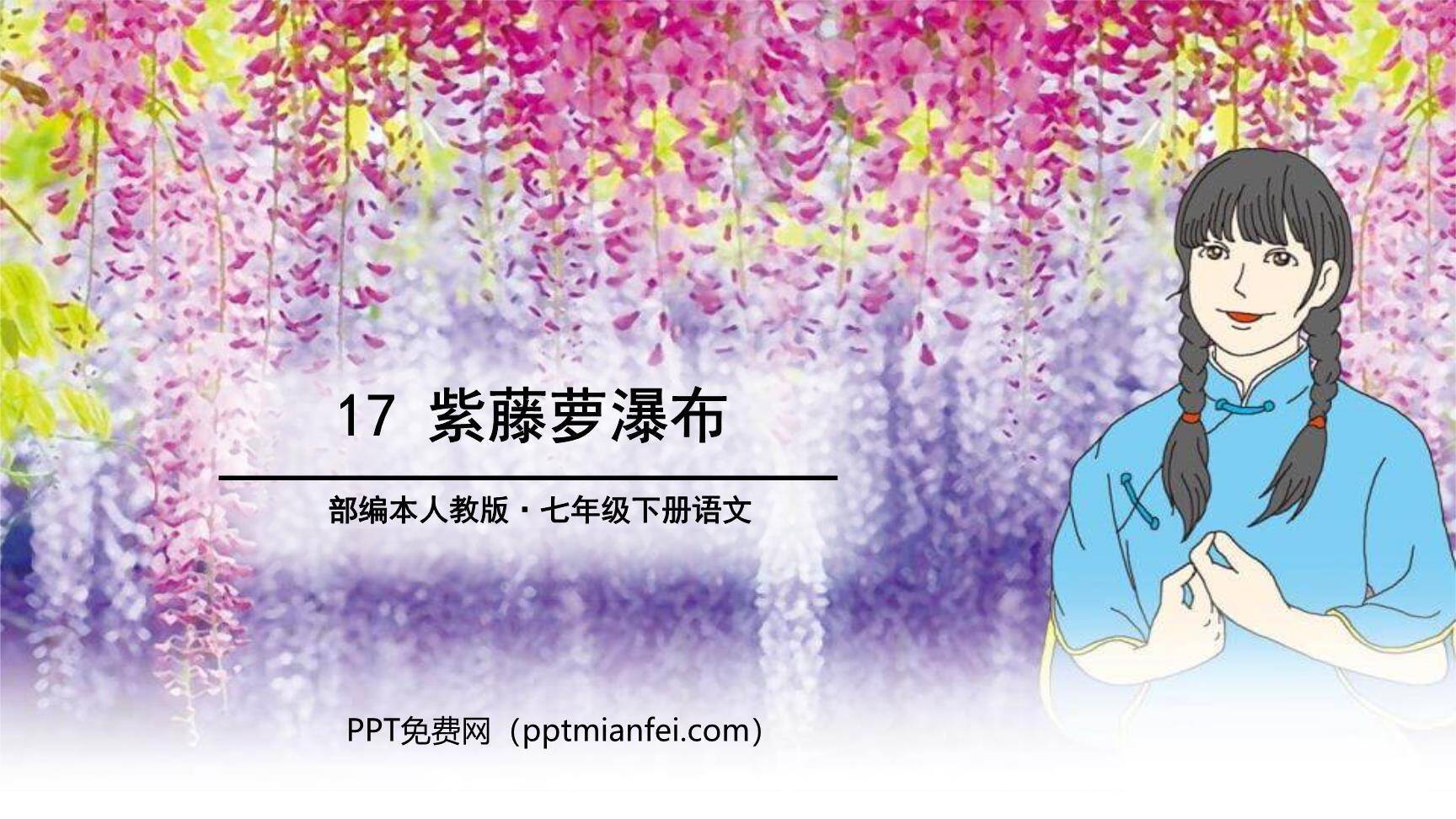 紫藤萝瀑布PPT课件80