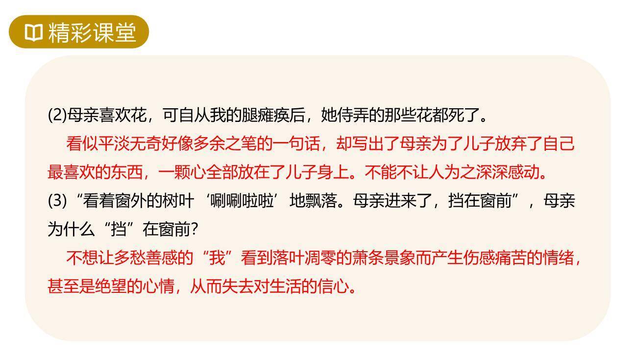 秋天的怀念PPT课件82