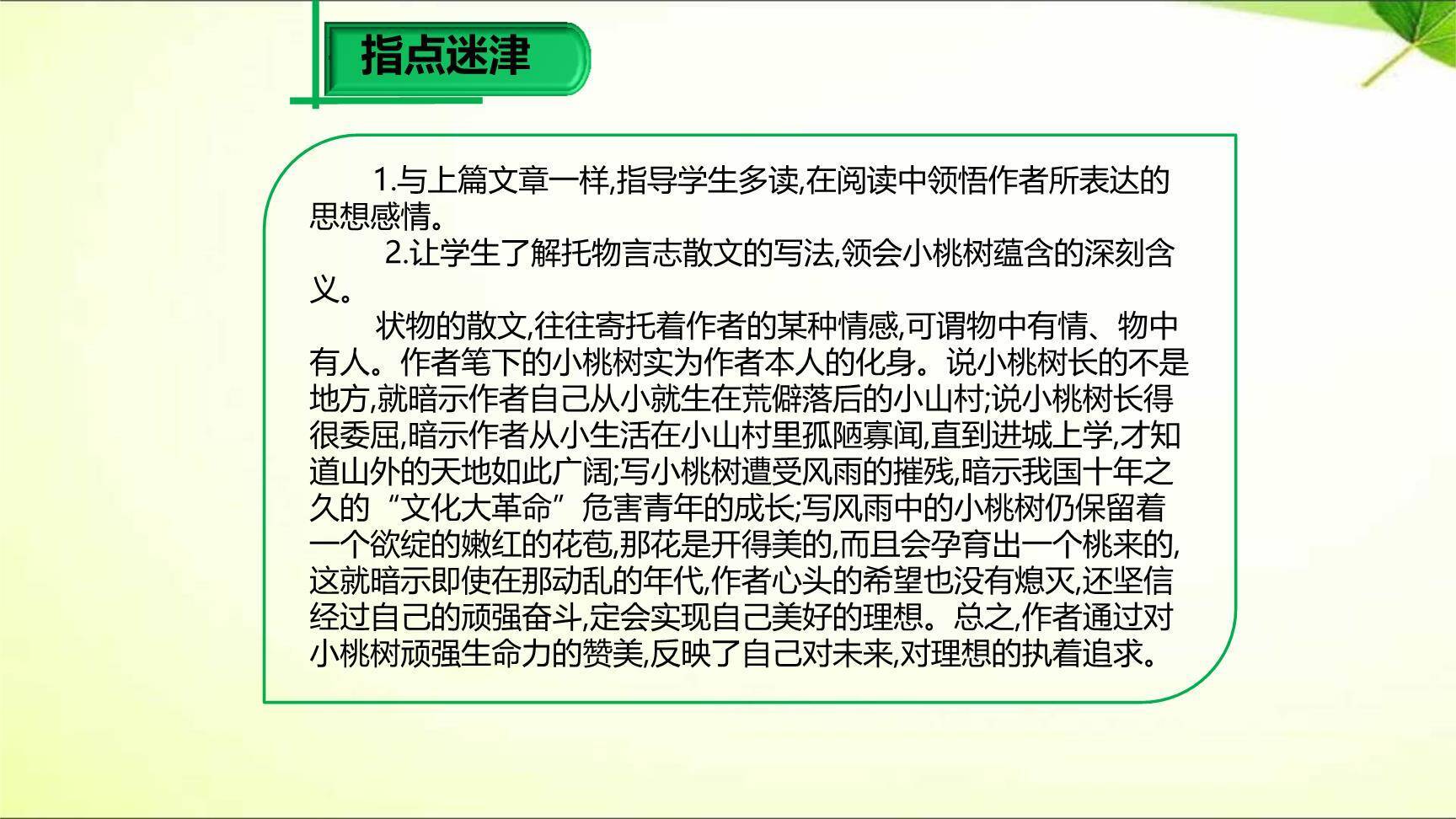 一颗小桃树PPT课件51