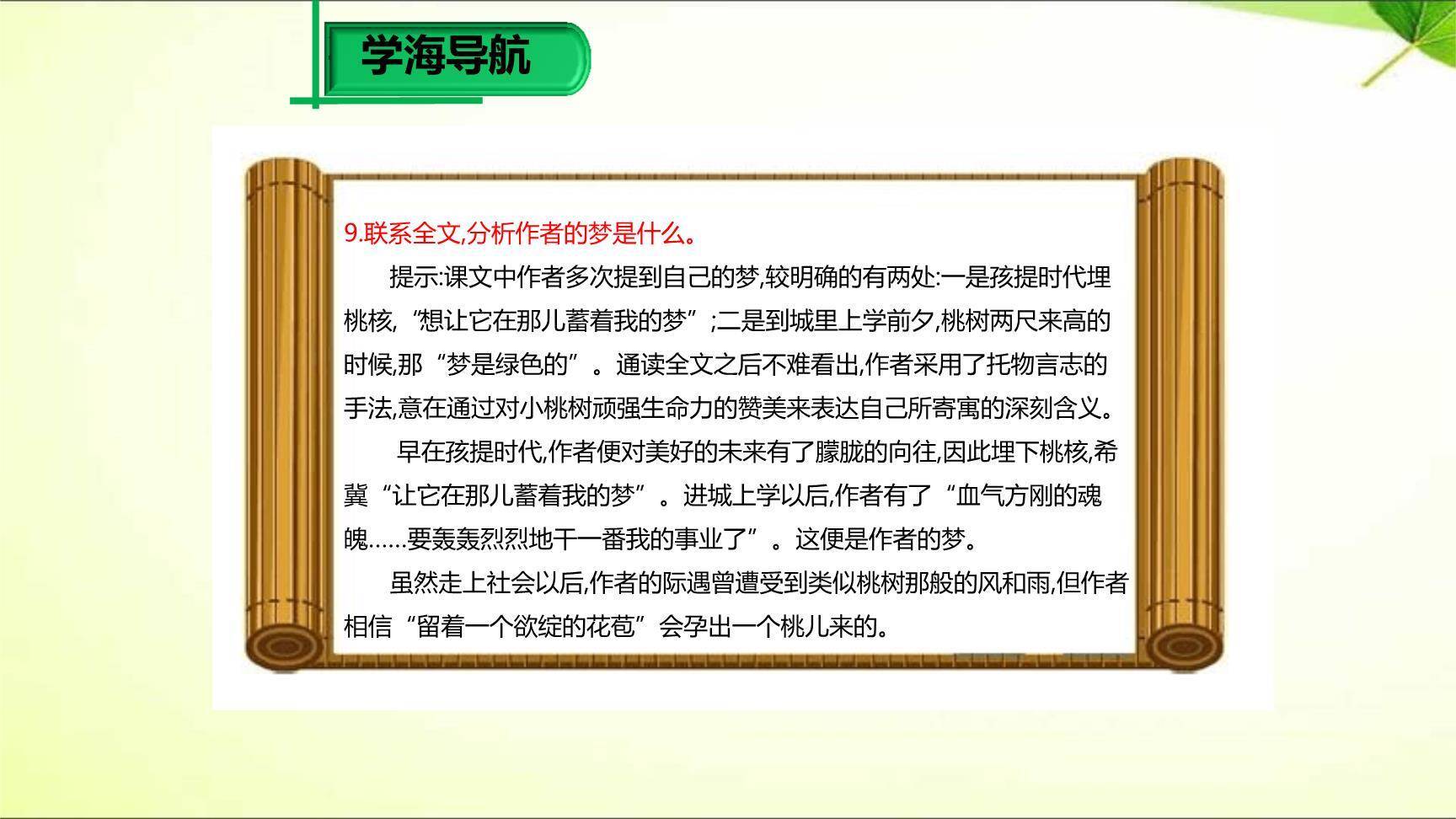 一颗小桃树PPT课件57