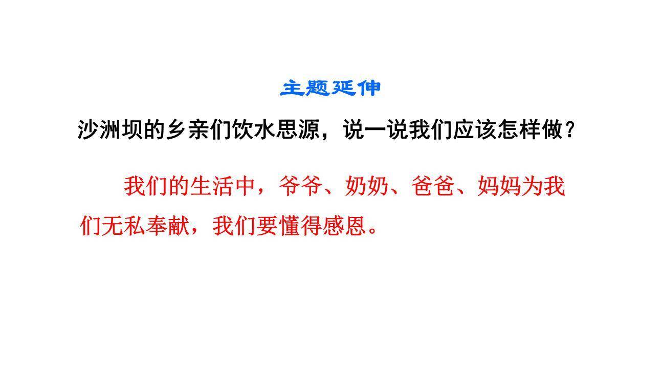 吃水不忘挖井人PPT课件59